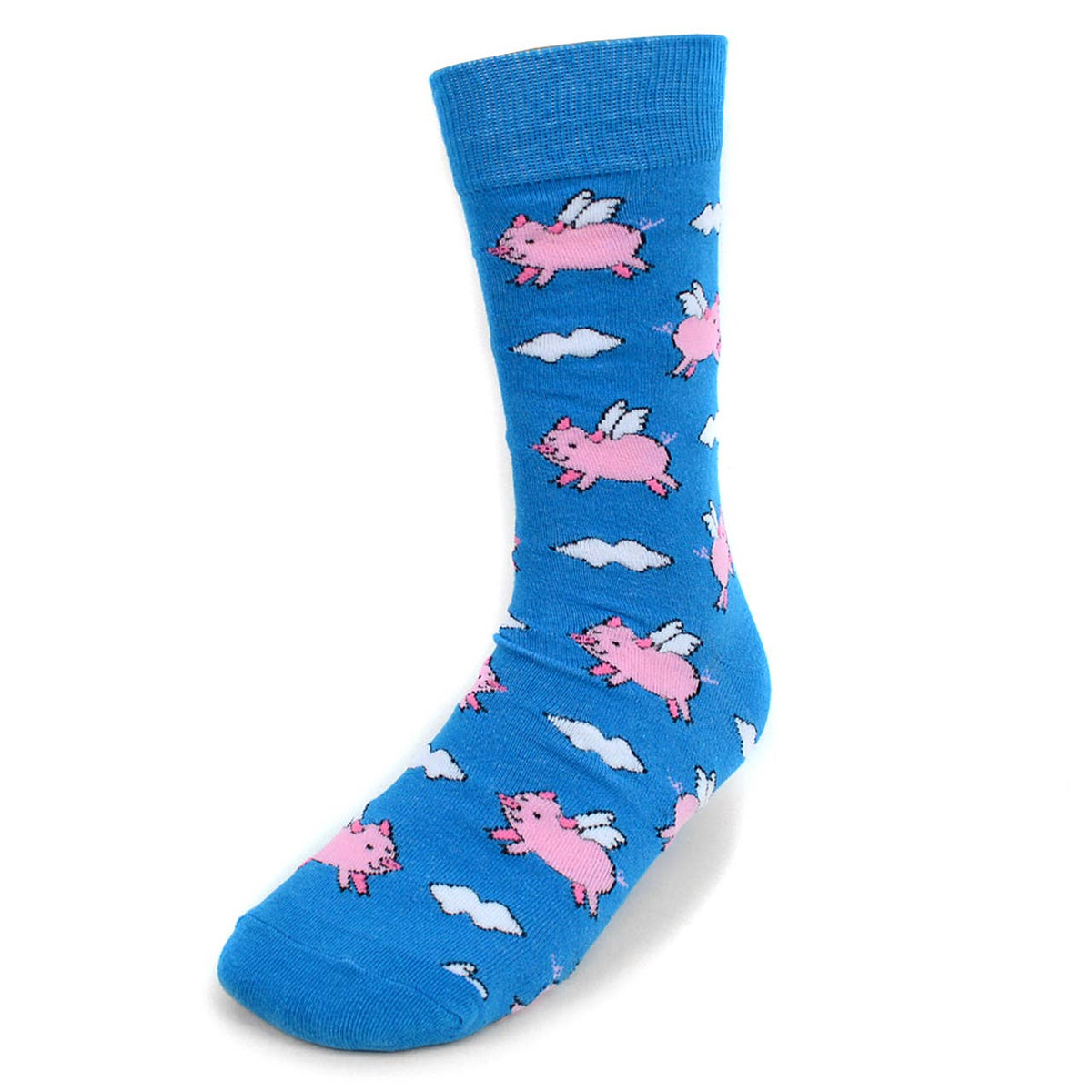 Flying Pigs Novelty Socks for Men - Bundle Bus