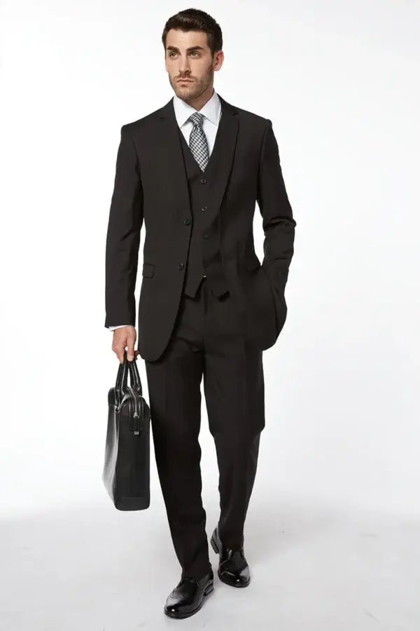Gianni Uomo Poly - Rayon 3 - piece Suit - Bundle Bus