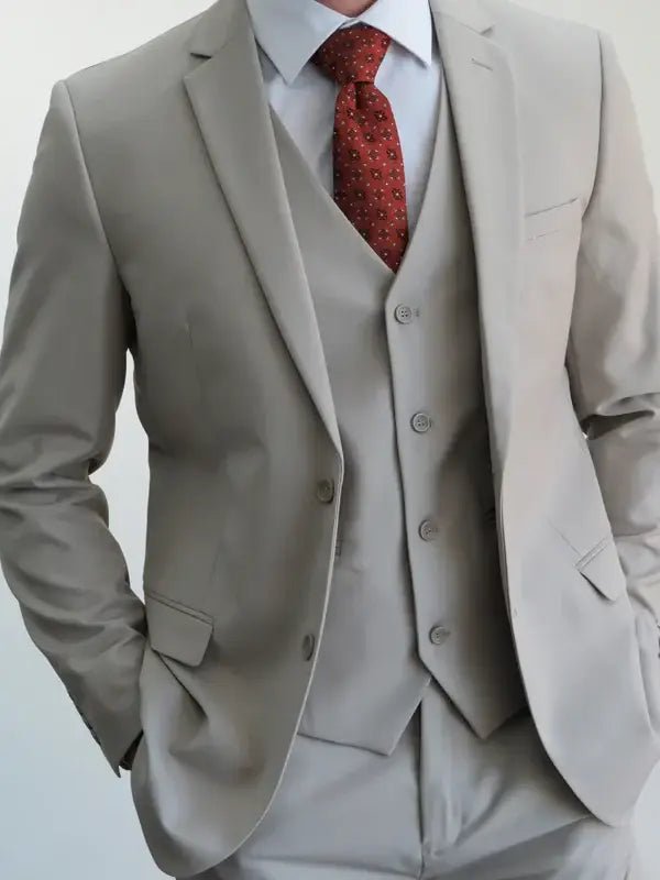 Gianni Uomo Poly - Rayon 3 - piece Suit - Bundle Bus