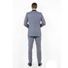 Gray / Black Solid with Black Shawl Collar Trim 2 - PC Slim Fit Suits - Bundle Bus
