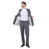 Gray Solid 2 - PC Slim Fit Performance Stretch Suits - Bundle Bus