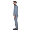 Grey Men's Slim - Fit 3 - Piece Sharkskin Suit - Bundle Bus