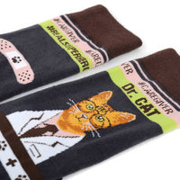 Health Care Heroes - Dr. Cat - Ultra Premium Novelty Socks - Bundle Bus