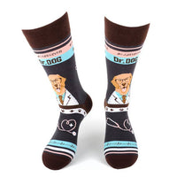 Health Care Heroes - Dr. Dog - Ultra Premium Novelty Socks - Bundle Bus