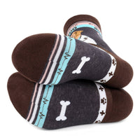 Health Care Heroes - Dr. Dog - Ultra Premium Novelty Socks - Bundle Bus