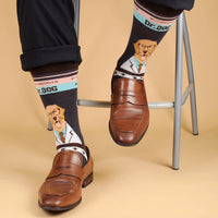 Health Care Heroes - Dr. Dog - Ultra Premium Novelty Socks - Bundle Bus