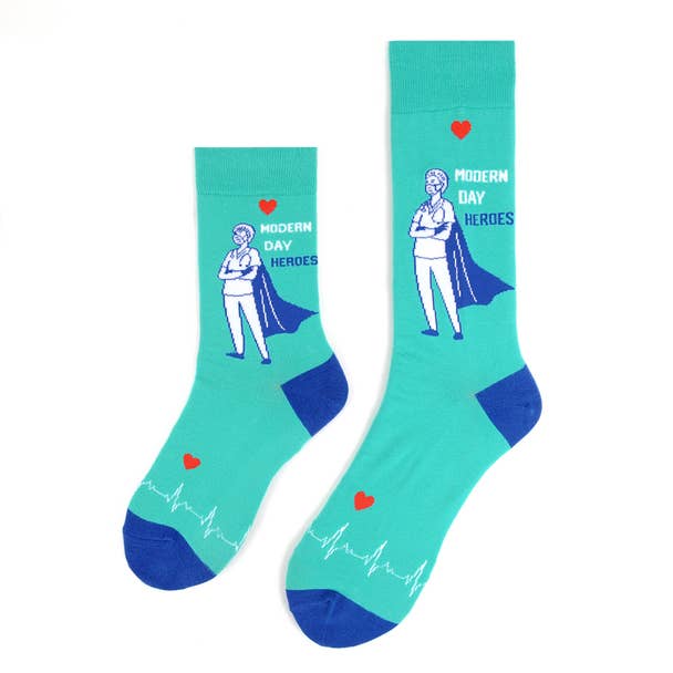 Health Care Heroes - Modern Heroes - Ultra Premium Socks - Bundle Bus