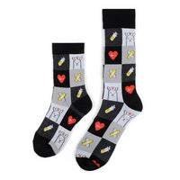 Health Care Heroes - Nurse Llama - Ultra Premium Socks - Bundle Bus