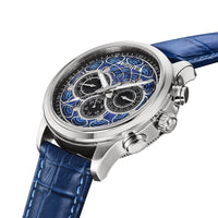 Heritor Automatic Apostle Leather Band Watch with Day/Date - Bundle Bus