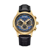Heritor Automatic Apostle Leather Band Watch with Day/Date - Bundle Bus