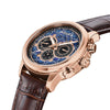 Heritor Automatic Apostle Leather Band Watch with Day/Date - Bundle Bus