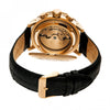 Heritor Automatic Aura Semi - Skeleton Leather - Band Watch - Bundle Bus