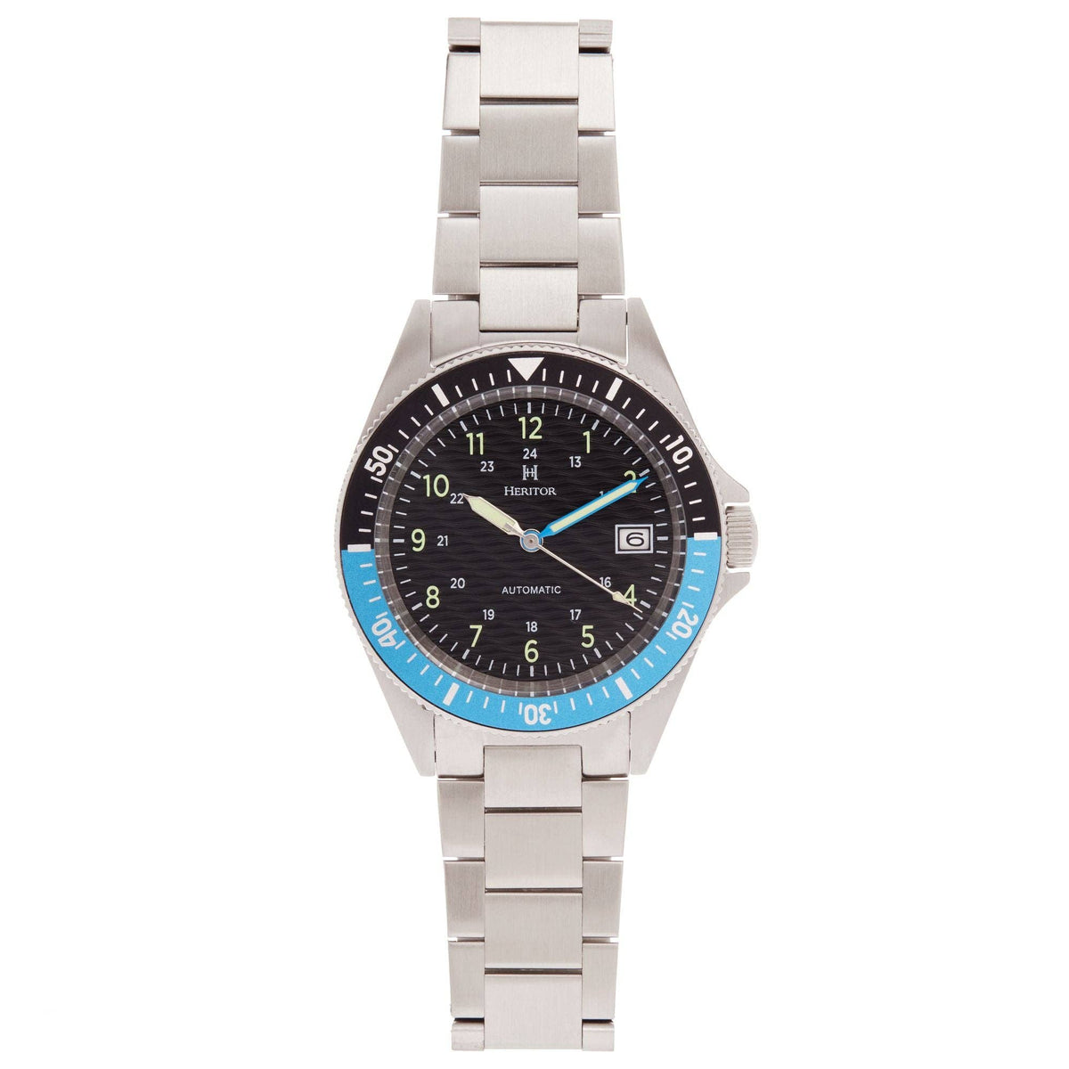 Heritor Automatic Calder Bracelet Watch with Date - Bundle Bus
