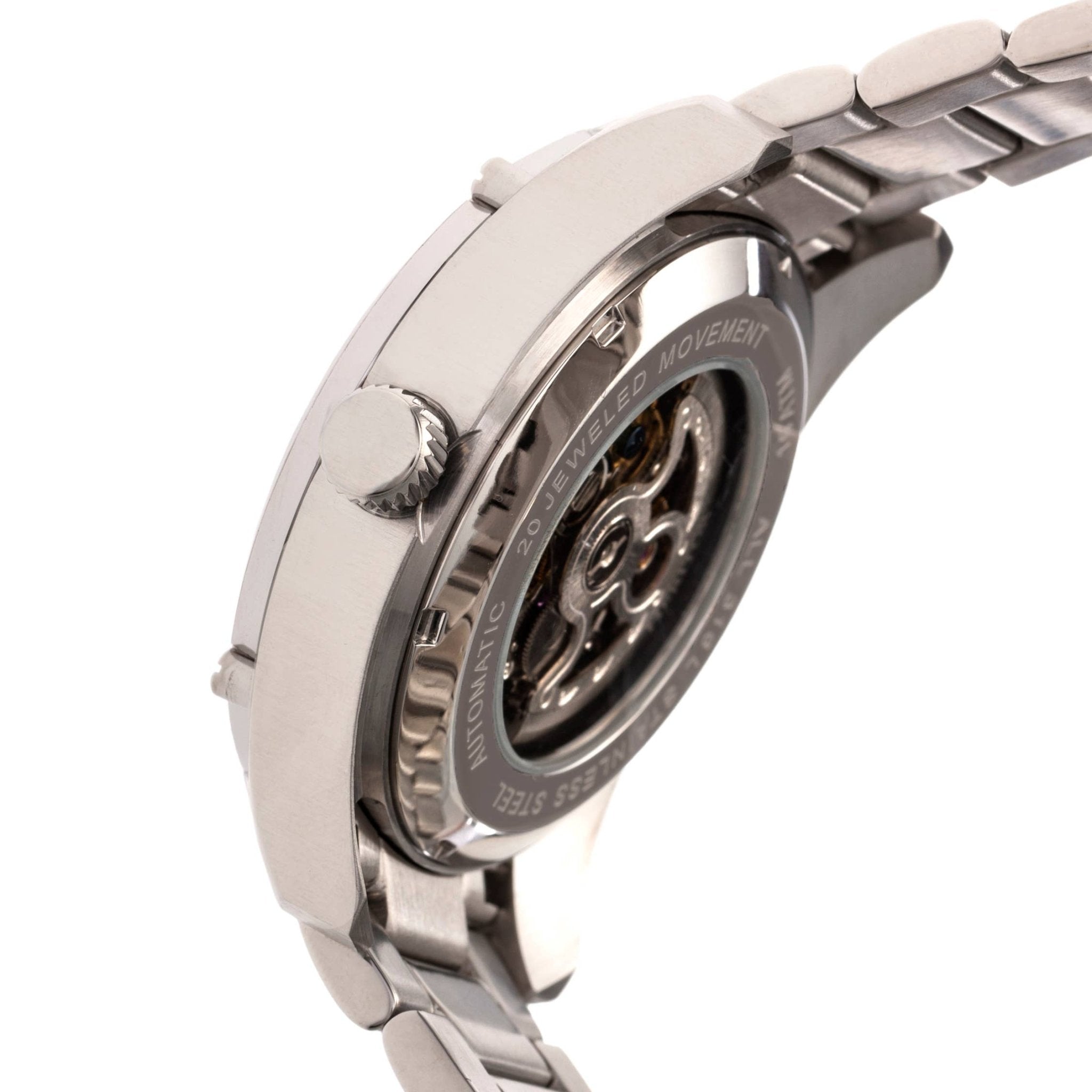 Heritor Automatic Daniels Semi - Skeleton Bracelet Watch - Bundle Bus