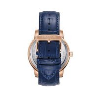 Heritor Automatic Emmanuel Semi - Skeleton Leather - Band Watch - Bundle Bus