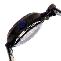Heritor Automatic Ganzi Semi - Skeleton Leather - Band Watch - Bundle Bus