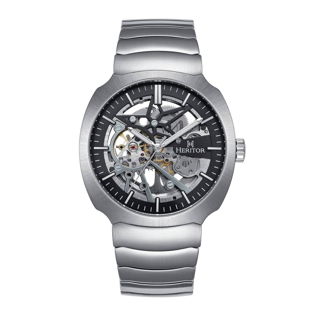 Heritor Automatic Magnus Skeleton Bracelet Watch - Bundle Bus