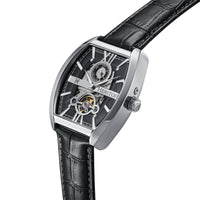 Heritor Automatic Masterson Semi - Skeleton Leather - Band Watch - Bundle Bus