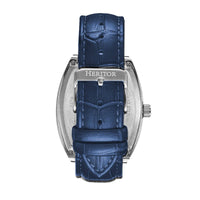 Heritor Automatic Masterson Semi - Skeleton Leather - Band Watch - Bundle Bus