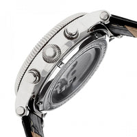 Heritor Automatic Winston Semi - Skeleton Leather - Band Watch - Bundle Bus