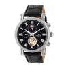 Heritor Automatic Winston Semi - Skeleton Leather - Band Watch - Bundle Bus