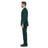 Hunter Green Solid 2 - PC Slim Fit Performance Stretch Suits - Bundle Bus