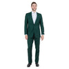Hunter Green Solid 2 - PC Slim Fit Performance Stretch Suits - Bundle Bus
