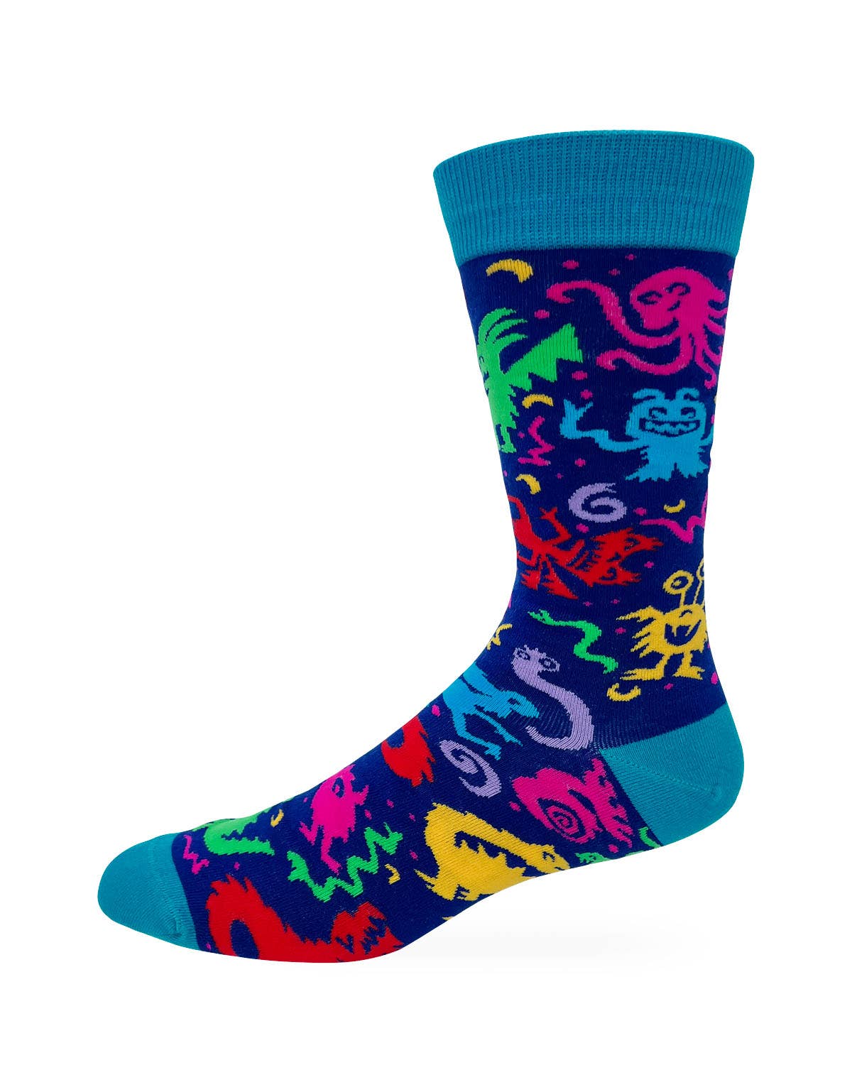 I Can’t Adult Today Men's Novelty Crew Socks - Bundle Bus