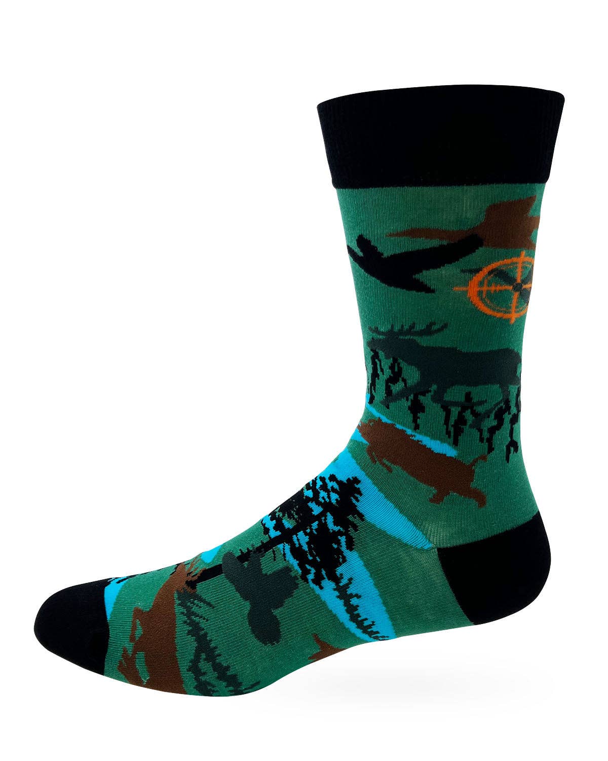 I Love Fast Food Men's Novelty Crew Socks - Bundle Bus