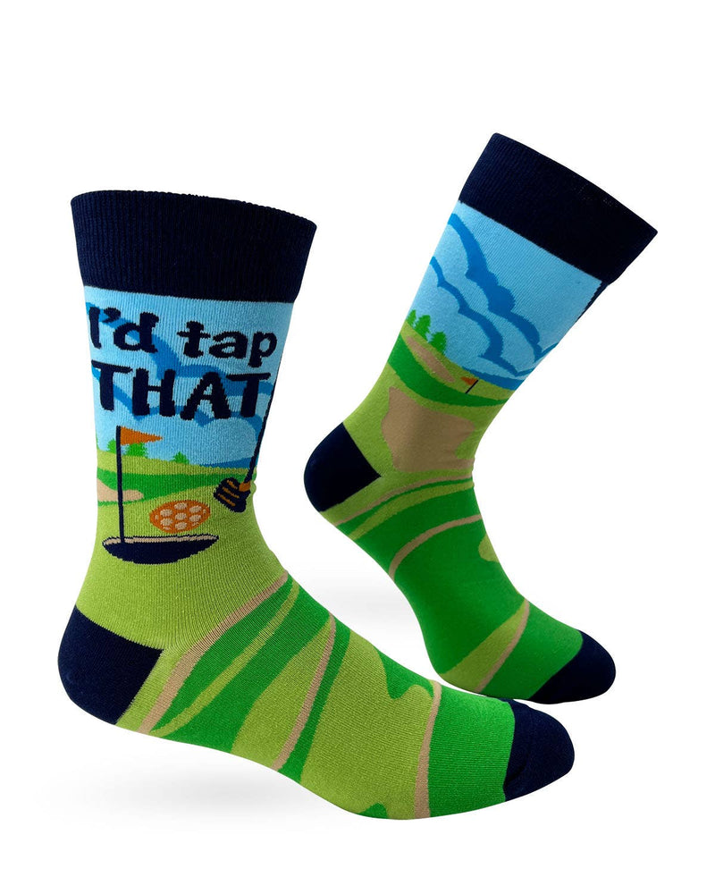I'd Tap That Men's Novelty Crew Socks - Bundle Bus