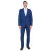 Indigo Men's Hybrid - Fit 3pc Paisley Suit w/ Wide Black Shawl Collar - Bundle Bus