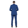 Indigo Men's Hybrid - Fit 3pc Paisley Suit w/ Wide Black Shawl Collar - Bundle Bus