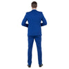Indigo Men's Ultra Slim - Fit 3pc Suit w/ Expandable Waistband - Bundle Bus