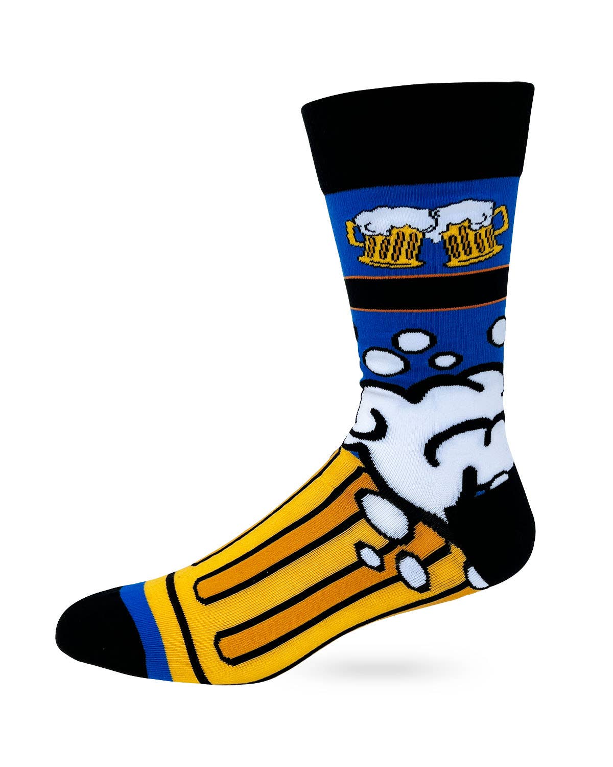 IPA Lot When I Drink Men's Novelty Crew Socks - Bundle Bus