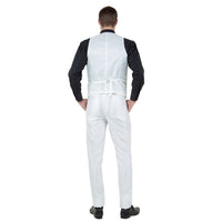 Ivory Men's Sharskin Slim - Fit 3 - Piece Suit - Bundle Bus
