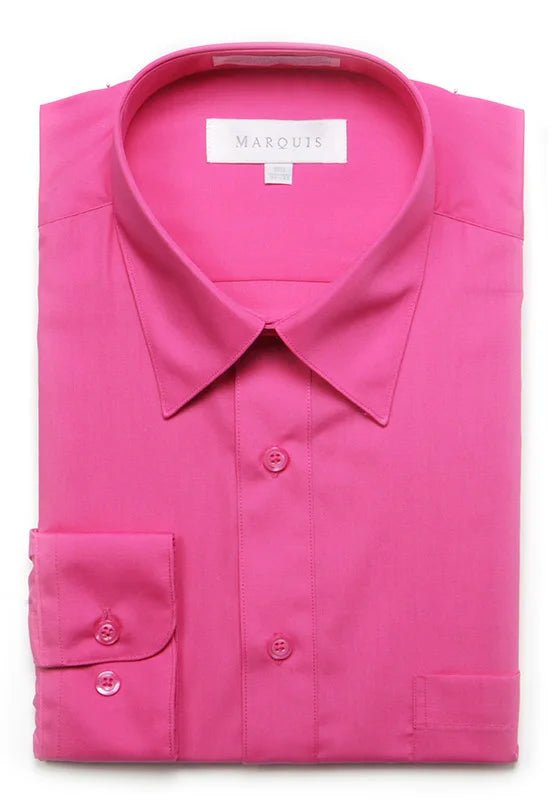 Marq Solid Classic Fit Dress Shirts - MASTER FILE - Bundle Bus