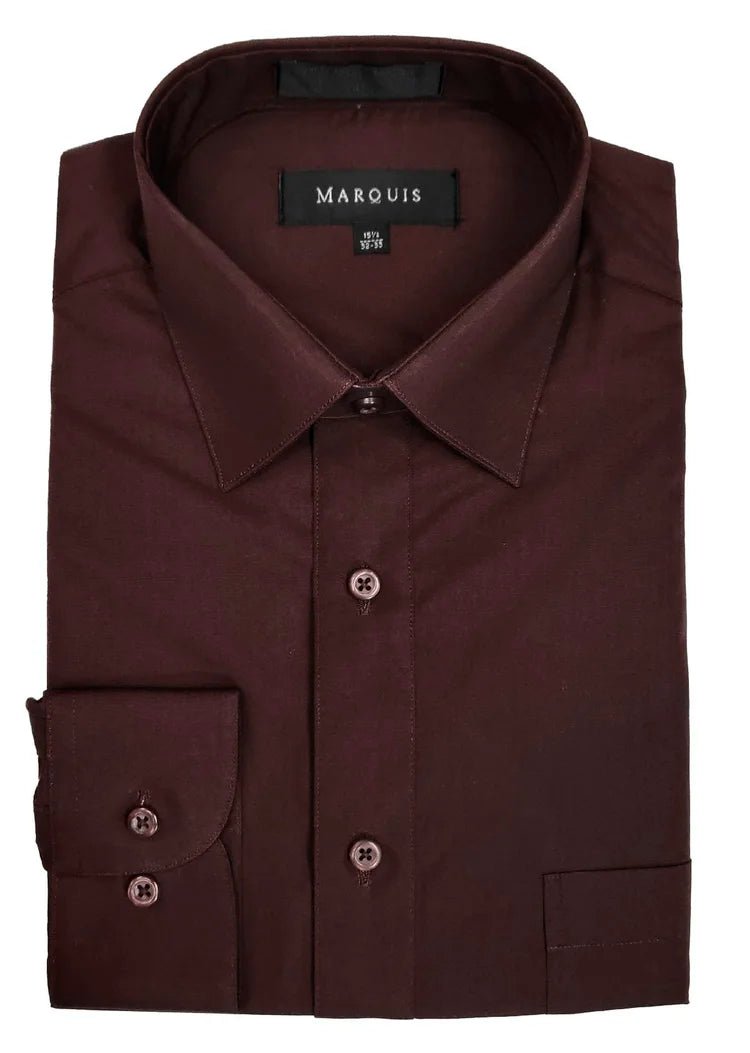 Marq Solid Classic Fit Dress Shirts - MASTER FILE - Bundle Bus