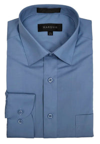 Marq Solid Classic Fit Dress Shirts - MASTER FILE - Bundle Bus