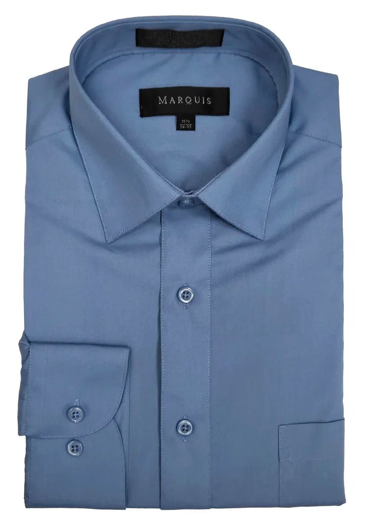 Marq Solid Classic Fit Dress Shirts - MASTER FILE - Bundle Bus