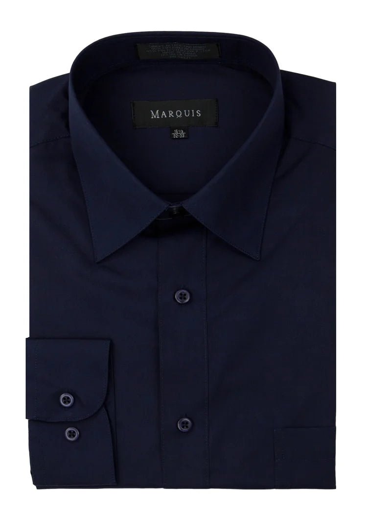 Marq Solid Classic Fit Dress Shirts - MASTER FILE - Bundle Bus