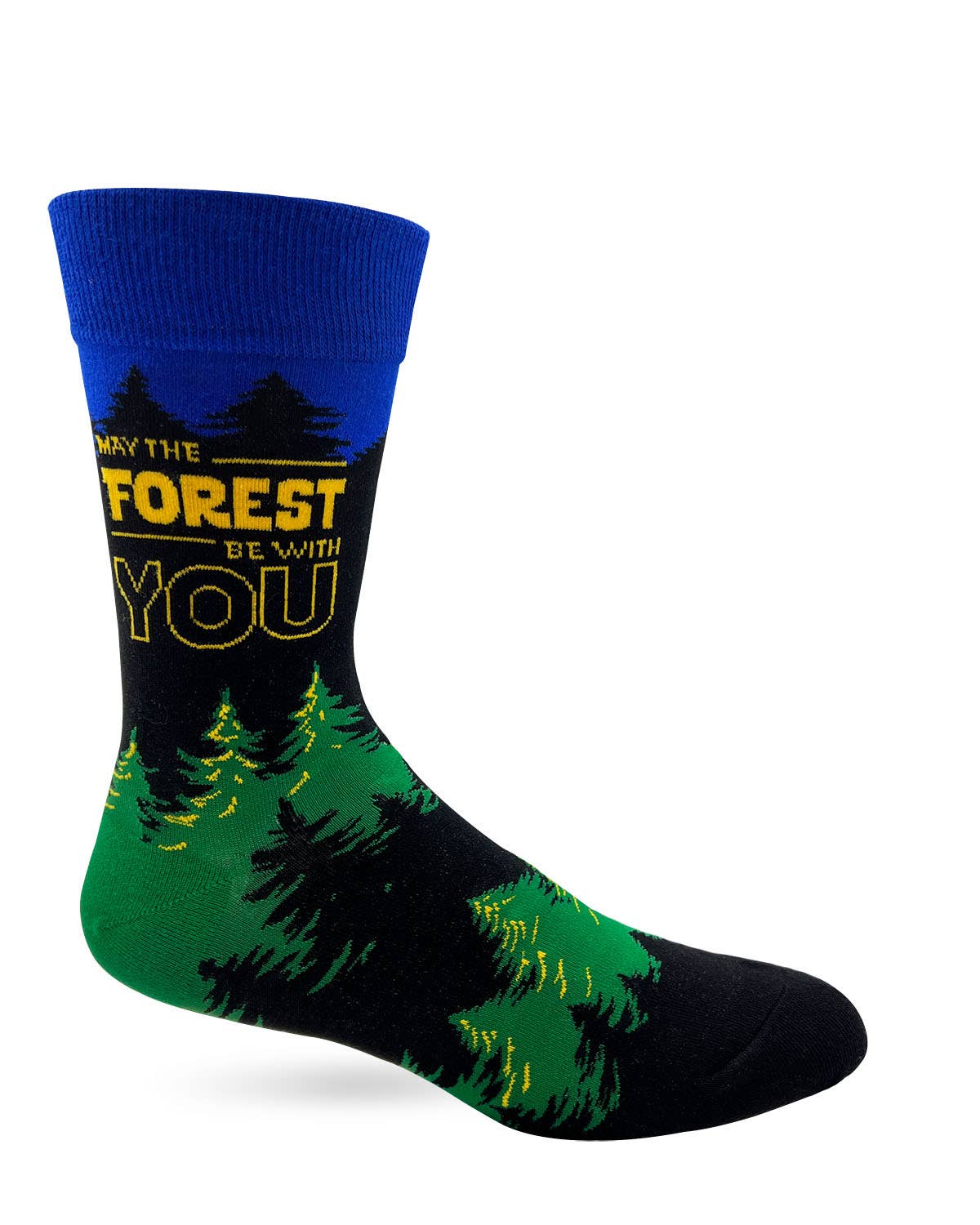 May The Forest Be With You Men's Novelty Crew Socks - Bundle Bus