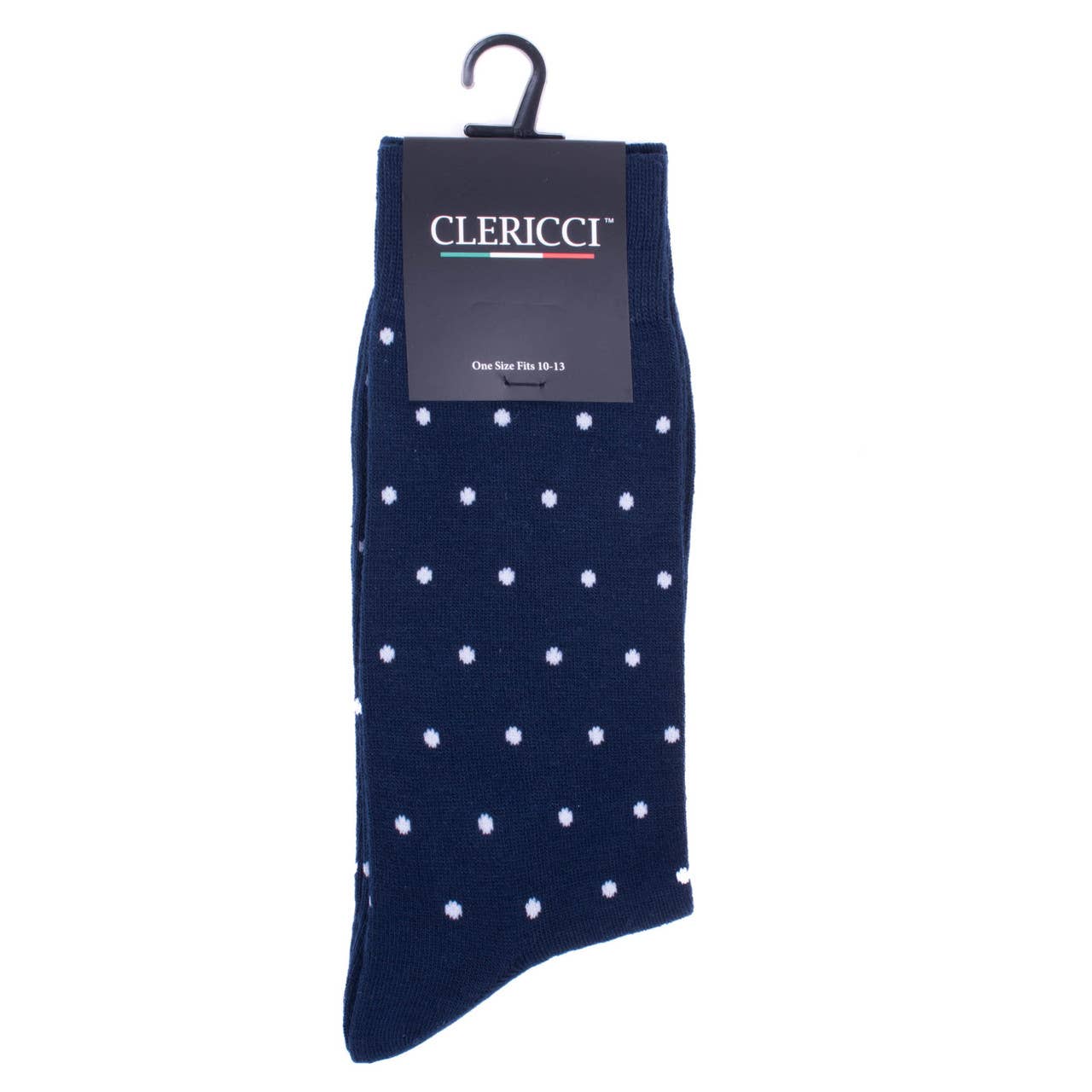 Men 12 Pk Assorted Polka Dot Fancy Pattern Poly Socks - Bundle Bus