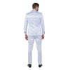 Mens 3pc Solid Satin Suit Set w/ Free Bowtie - Bundle Bus