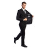 Men's 3pc Solid Suit, Notch Lapel - Bundle Bus