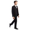 Men's 3pc Solid Suit, Notch Lapel - Bundle Bus