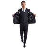 Men's 3pc Solid Suit, Notch Lapel - Bundle Bus
