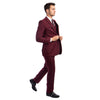 Men's 3pc Solid Suit, Notch Lapel - Bundle Bus