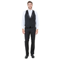 Men's 3pc Tuxedo w/ Satin Shawl Collar & Expandable Clip Pants - Bundle Bus