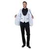 Men's 3pc Tuxedo w/ Satin Shawl Collar & Expandable Clip Pants - Bundle Bus