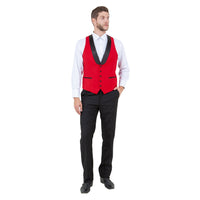 Men's 3pc Tuxedo w/ Satin Shawl Collar & Expandable Clip Pants - Bundle Bus